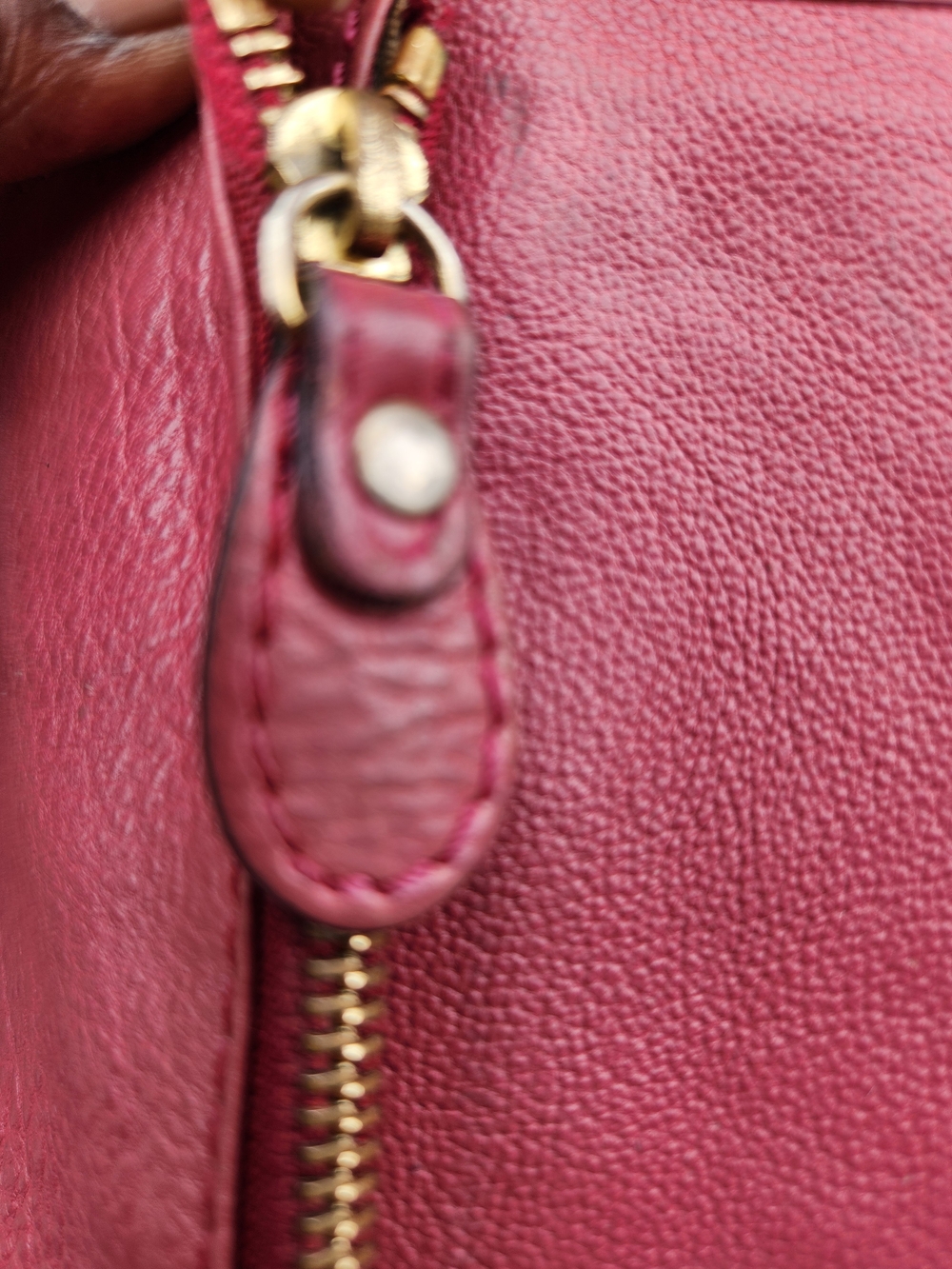 CHLOE Authentic Mauve Pink Leather Clutch with Gold-Tone Hardware - Picture 15 of 16